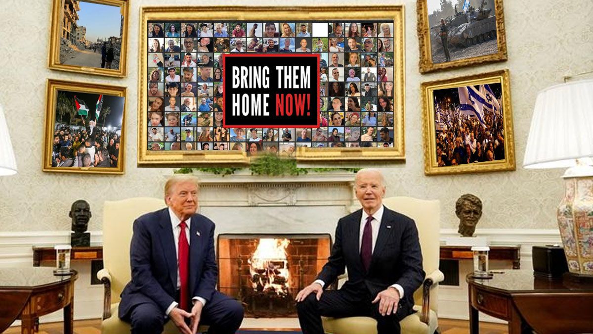 Joe Biden y Donald Trump. En el caso de Israel y Hamas