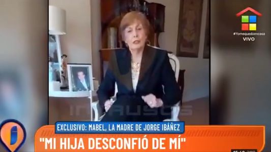 Fuerte descargo de Mabel, la madre de Jorge Ibáñez: La ambición que tiene mi hija es desmedida