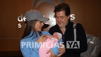 agustina casanova recibio el alta medica y presento a su hija bianca: las tiernas fotos