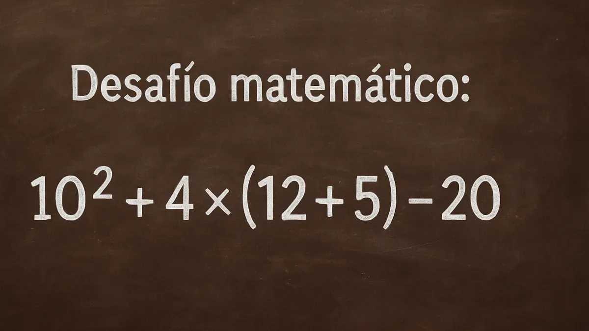 Imagen de pizarra para Desafío Matemático: este cálculo no se resuelve de un vistazo