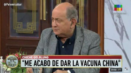Chiche Gelblung se dio la vacuna china contra el coronavirus: Fue en el brazo y duele
