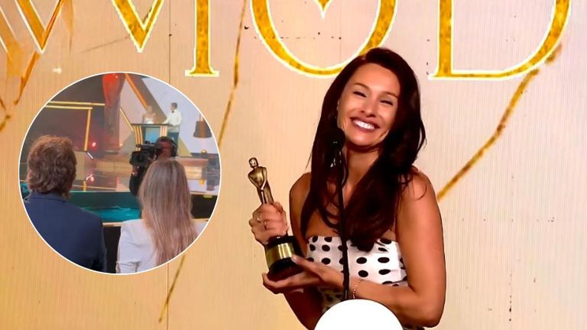 El gesto de Benjamín Vicuña con Anita Espasandin tras el triunfo de Pampita en Martín Fierro Moda 2026