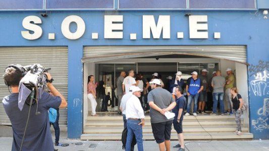 Incidentes con seguidores de Marcelo Balcedo en la sede porteña del Soeme