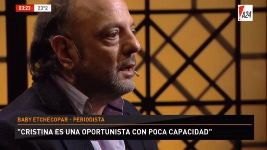 Baby Etchecopar, con Novaresio: Me voy del país; el fracaso se transformó en idiosincrasia