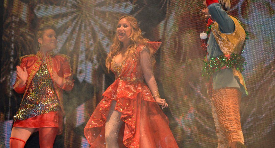 Karina La Princesita debutó con Una mágica Navidad, la obra que produce Flavio Mendoza