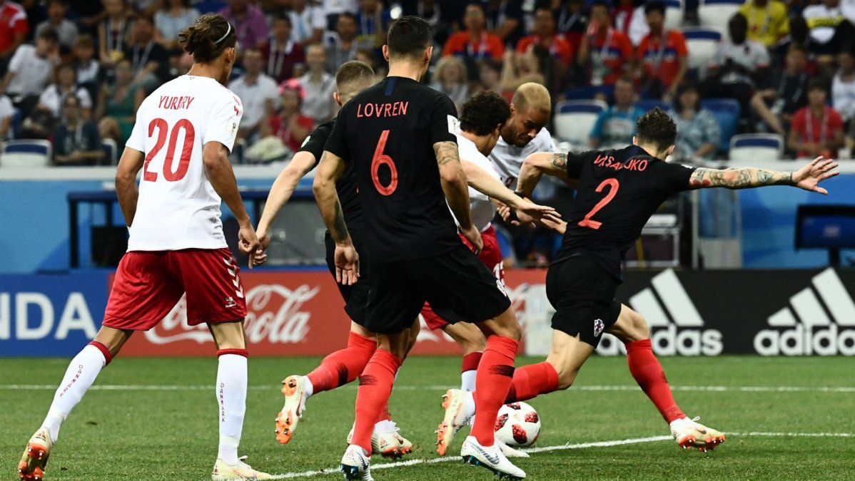 Croacia y Dinamarca no se sacan ventajas y van al suplementario