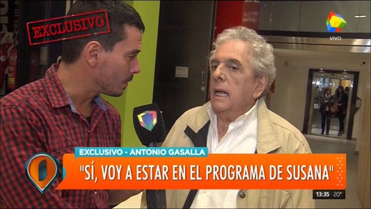 Antonio Gasalla confirmó su vuelta con Susana Giménez