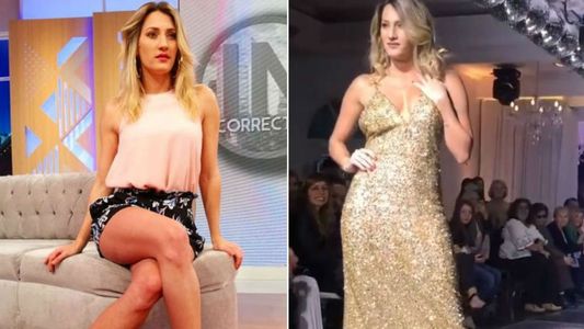 Mica Viciconte: Es un accidente, me agarré la tirita del vestido y caminé así