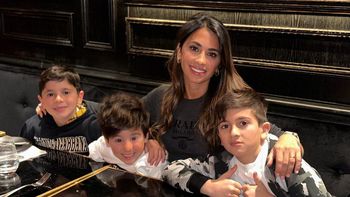Antonela Roccuzzo y una reacción muy especial con su hijo mayor, Thiago Messi