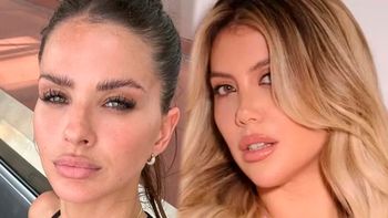 El provocador gesto de La China Suárez con las hijas de Wanda Nara que quedó retratado en una foto picante