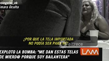 Gladys La Bomba Tucumana y una repudiable frase: Esta ropa es de una villera boliviana
