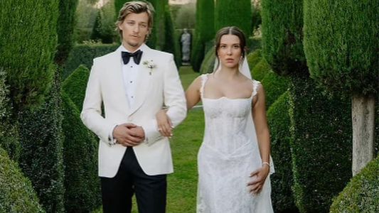 Millie Bobby Brown y Jake Bongiovi comparten las primeras fotos de su casamiento: la celebración en Italia