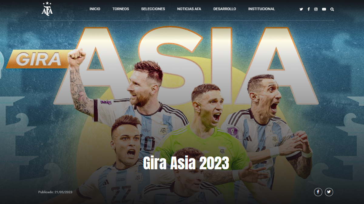La Selección Argentina se enfrentará a Australia e Indonesia en Asia (Foto: AFA).