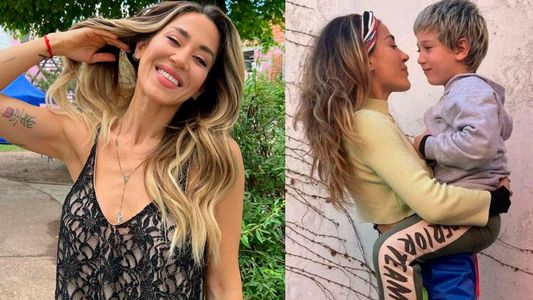 La alegría de Momo, el hijo de Jimena Barón, por creer que tendrá un hermanito