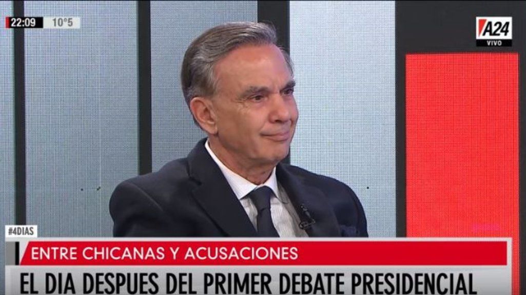 Pichetto aseguró que habrá balotaje y advirtió que a los planes sociales hay que gatillarlos por un año, pero después a buscar trabajo