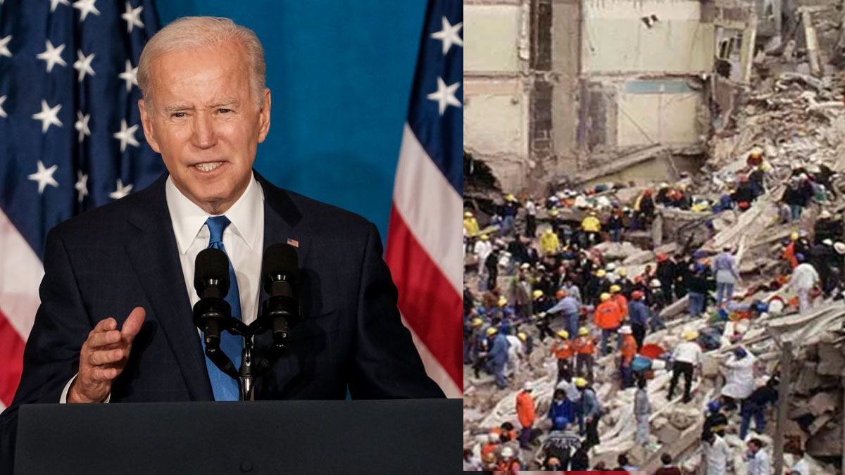 La carta de Joe Biden por el aniversario de la voladura de la sede de la AMIA. (foto: A24.com)