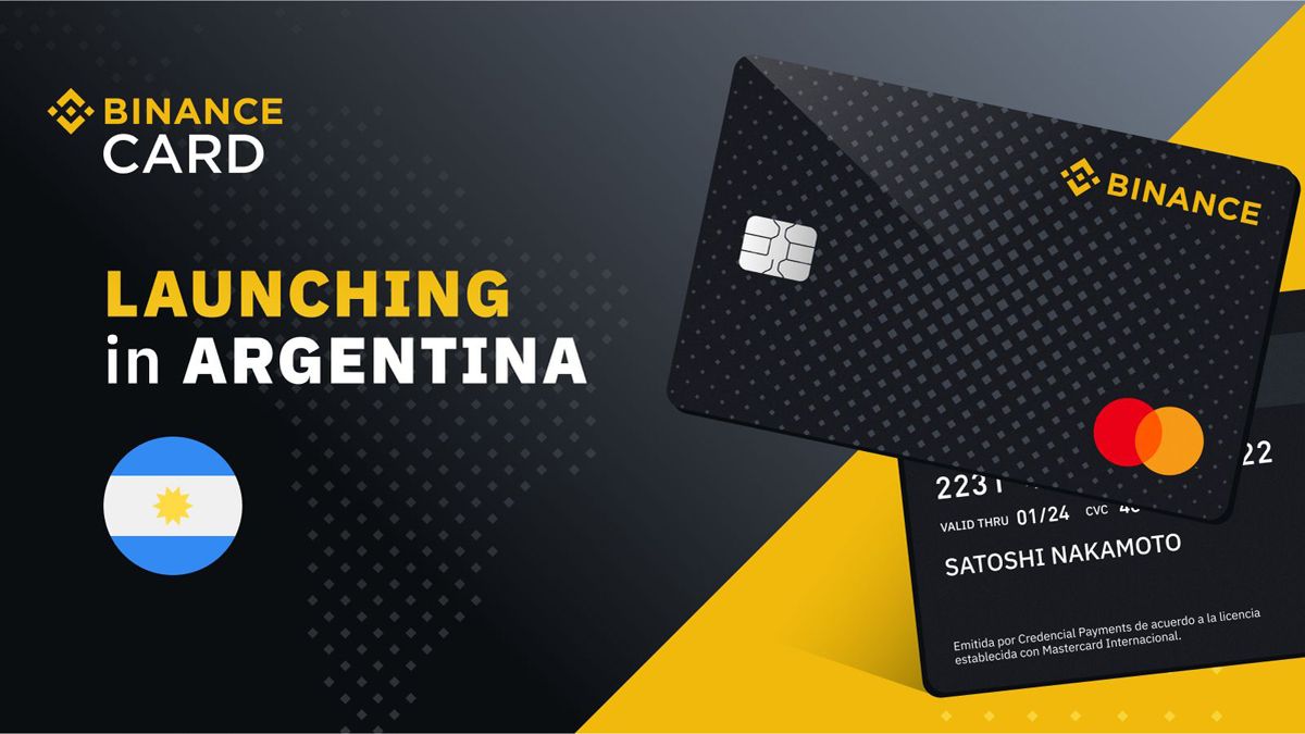 Pagos con criptomonedas: Argentina es el primer país de América Latina en contar con la Binance card.