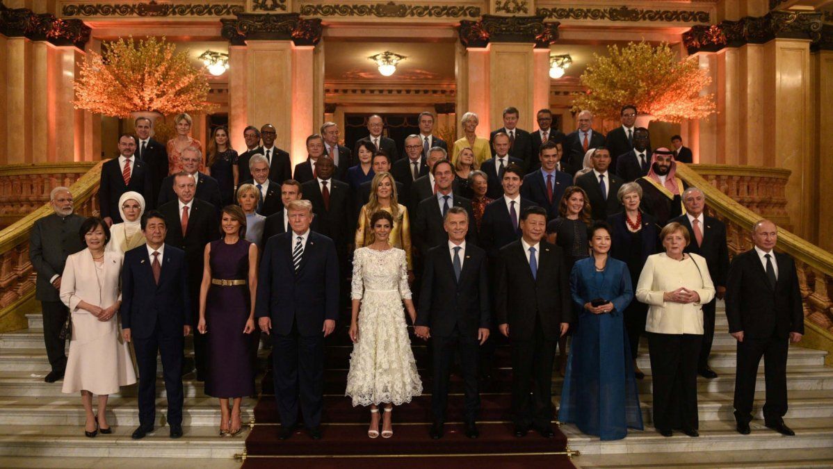 La tradicional foto de familia de los líderes del G20