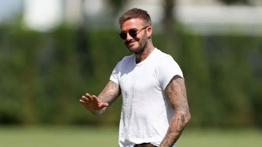 La insólita reacción de David Beckham cuando le preguntaron por la llegada de Leo Messi al Inter Miami
