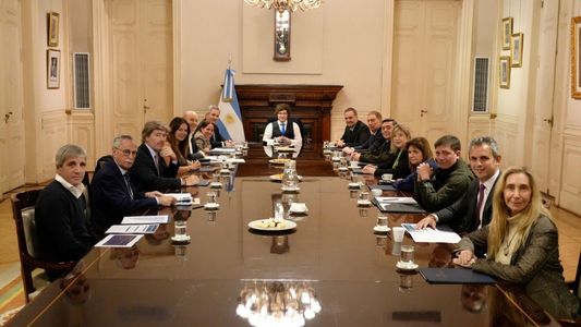 Javier Milei participó de una nueva reunión de Gabinete en Casa Rosada