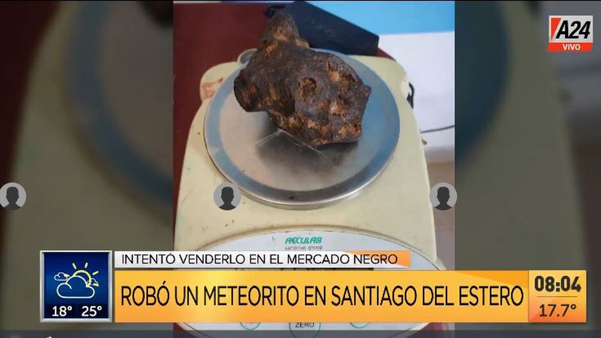 Salta: intentó robarse un meteorito