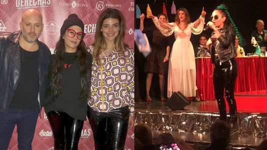 Calu Rivero cantó con Mis Bolivia en teatro Paren de matarnos: Fue algo muy emotivo