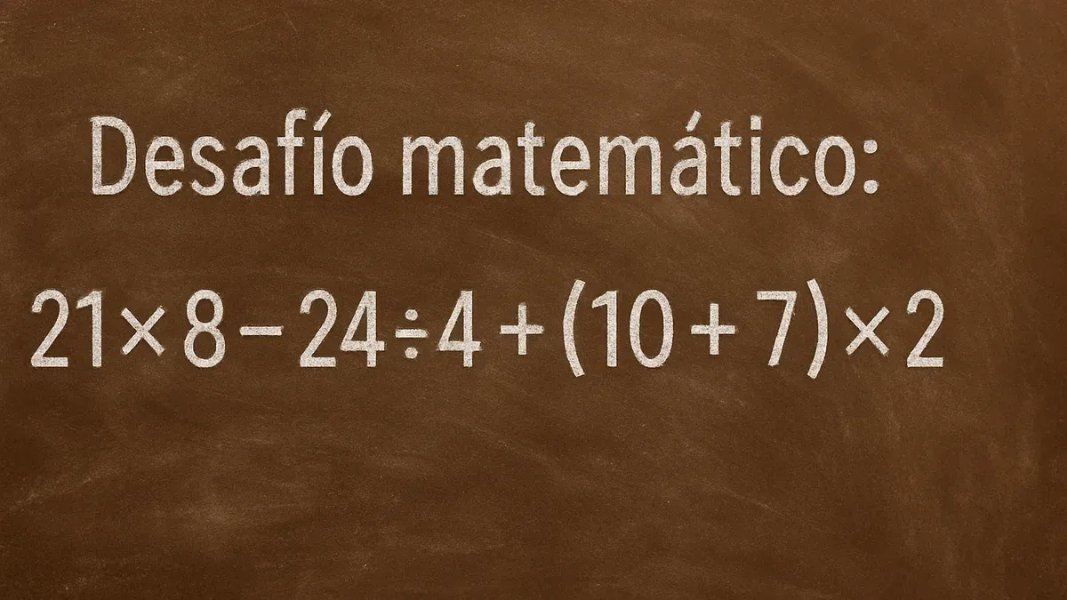 La regla esencial para resolver este desafío matemático es conocido como PEMDAS (por sus siglas en inglés) o jerarquía de operaciones.