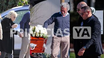 las fotos del ultimo adios a mariano caprarola: el dolor de familiares y famosos