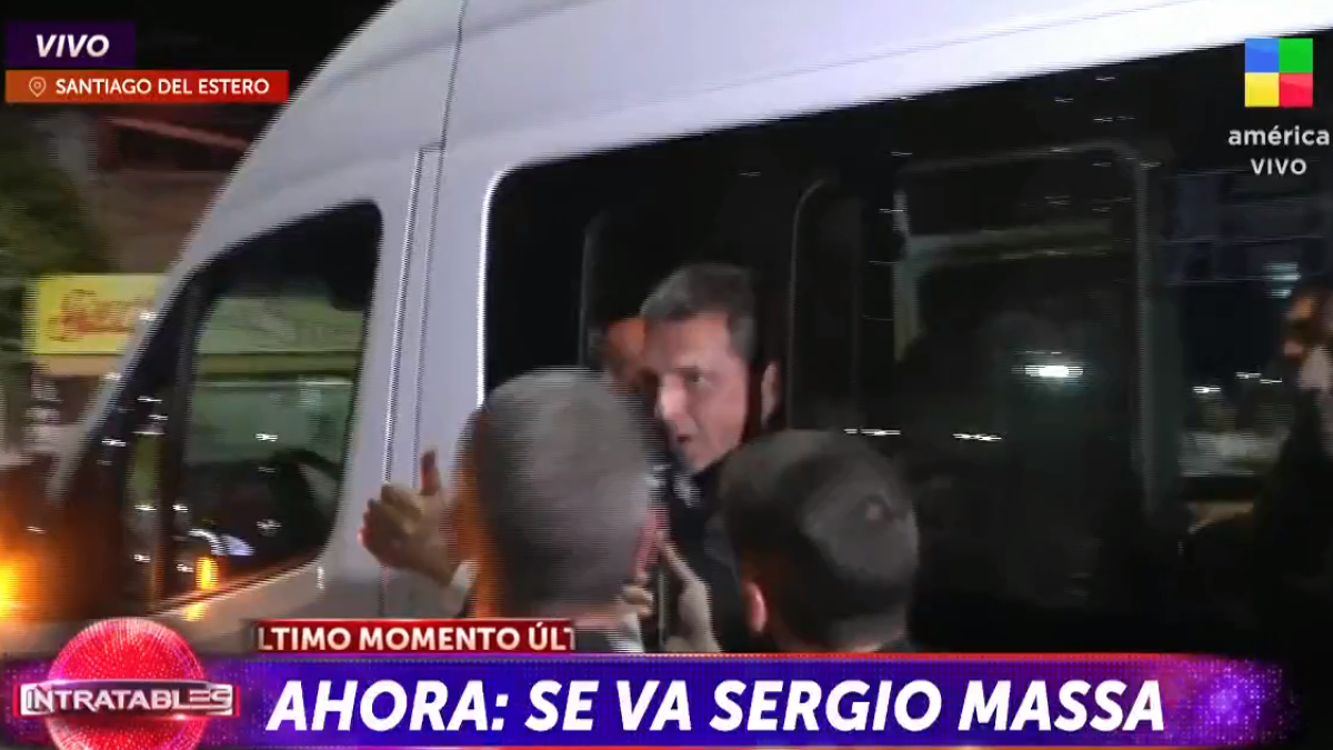 Massa dijo que Insaurralde tiene que renunciar a la candidatura. (Foto: captura)