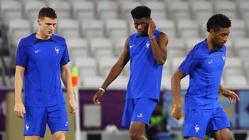 La selección francesa, preocupada por los contagios. La selección francesa, preocupada por los contagios.