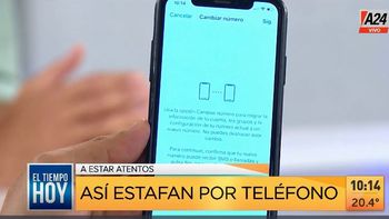Audio de la estafa telefónica con las falsas dosis de la vacuna. (Captura de Tv) Audio de la estafa telefónica con las falsas dosis de la vacuna. (Captura de Tv)