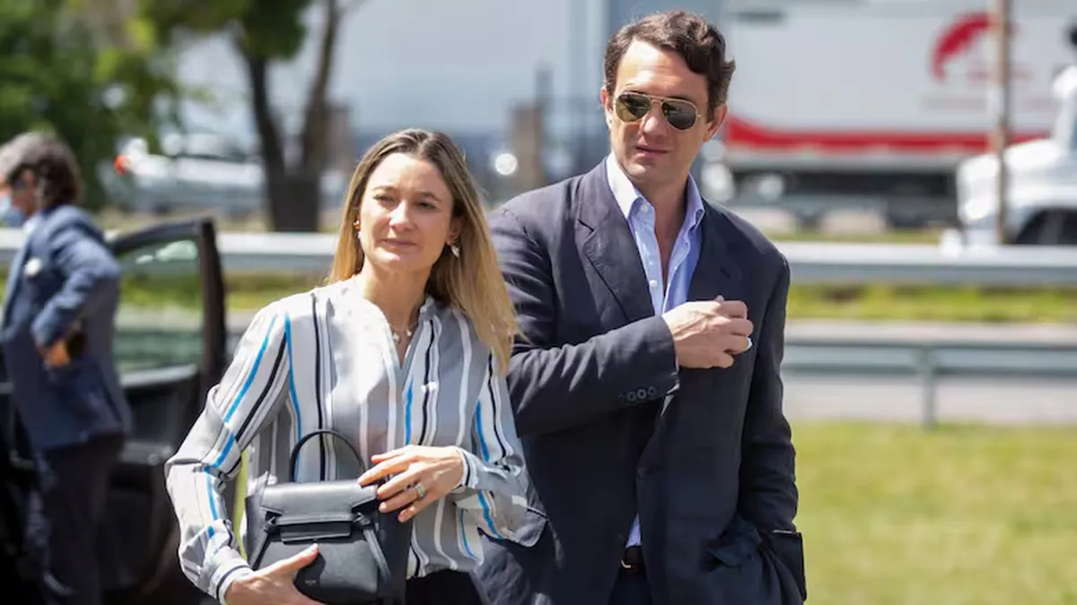 Mar&iacute;a Blaquier y su marido, Patricio Neuss.