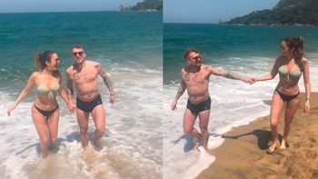 Silvina Luna y El Polaco: escapada a Brasil y fotos enamorados en la playa