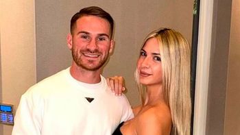 Nació Alaia, la primera hija de Alexis Mac Allister y Ailén Cova