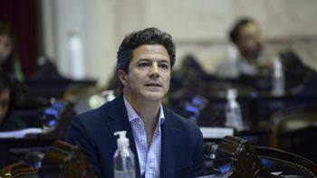Luciano Laspina calificó de irreal e infinanciable el Presupuesto 2022 presentando (Crédito: Parlamentario). Luciano Laspina calificó de irreal e infinanciable el Presupuesto 2022 presentando (Crédito: Parlamentario).