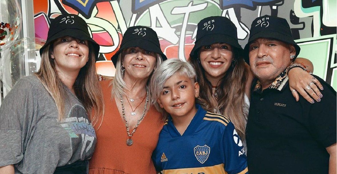 Durísimo audio de Diego Maradona contra Dalma y Gianinna