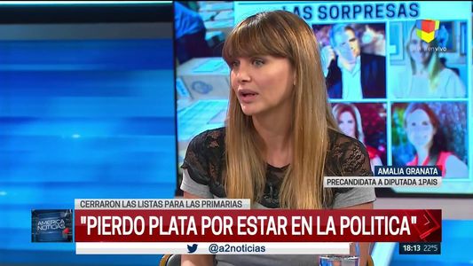 Amalia Granata: Cristina debería haberse retirado y Macri me da temor