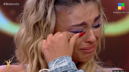 El desconsolado llanto de Nenu López tras su perfomance en el Bailando 2023: No es mi fuerte