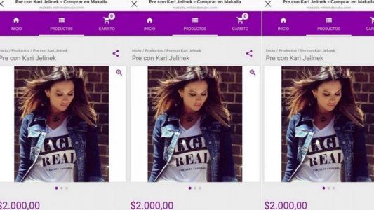 Karina Jelinek combate la inflación y ofrece una salida con ella por dos mil pesos