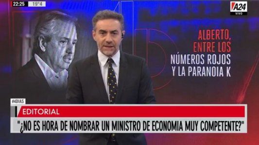 El editorial de Luis Majul: Alberto, entre los números rojos y la paranoia K