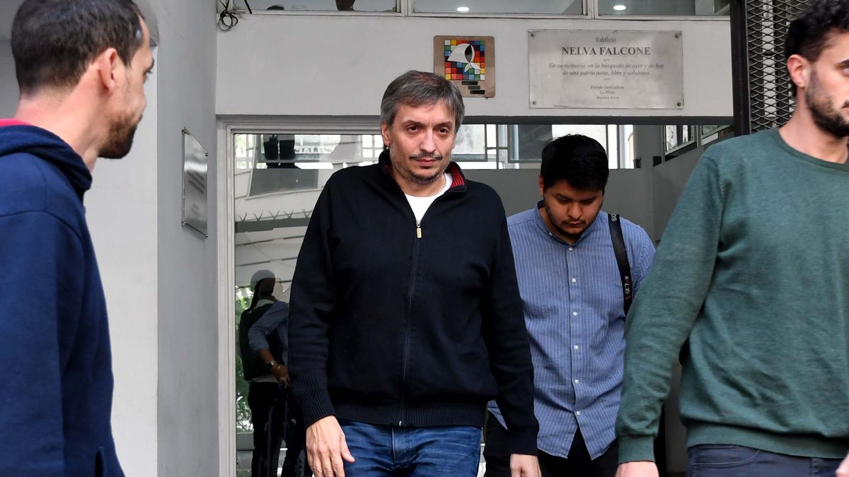Máximo Kirchner encabezó una reunión del PJ bonaerense en La Plata. (Télam)