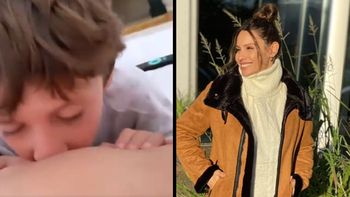 El video más tierno de Pampita y el beso de uno sus hijos a la panza: Te amo mucho