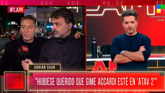 Ángel de Brito descolocó a Adrián Suar con una pregunta comprometedora