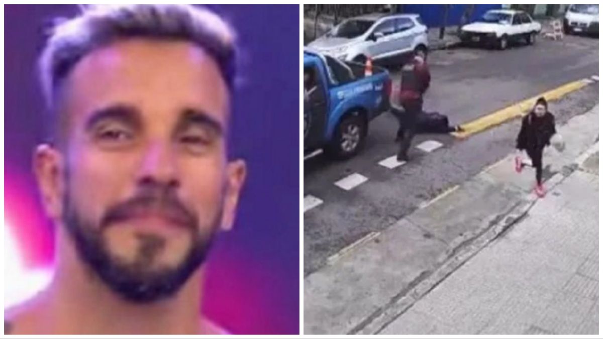 Intento de femicidio.El momento del ataque de Julián Reina en Saavedra.&nbsp;
