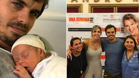 Benjamín Rojas se reencontró con las enfermeras que atendieron a su hija Rita en neonatolgía