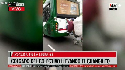 Volvieron los “colgados” del colectivo para no pagar el viaje
