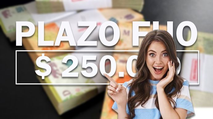 NUEVA TASA: cuánto tengo que invertir para ganar $250.000 mensuales en PLAZO FIJO