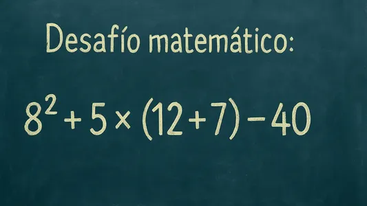 Desafío matemático: ¿en cuánto tiempo lo podés resolver?