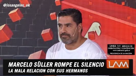 Marcelo Süller reapareció en televisión y habló de cómo lo afectó su adicción a las drogas