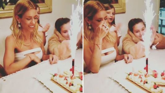 El festejo de Nicole Neumann por sus 38: emotivo momento junto a sus hijas al cortar la torta